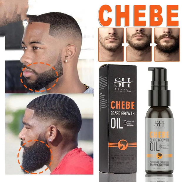 Natural Chebe Men Beard Growth Oil Fast Effective Hair Loss