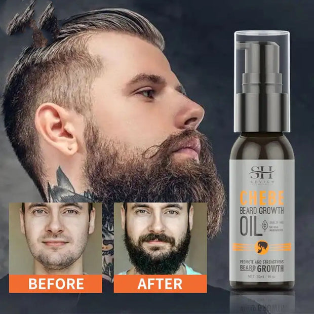 Natural Chebe Men Beard Growth Oil Fast Effective Hair Loss