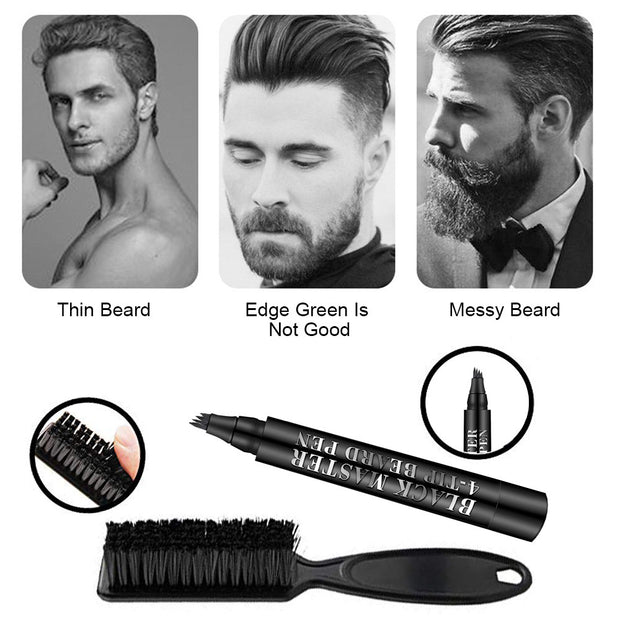 Cross-border Men Beard Chest Hair Filling  Finishing Modeling