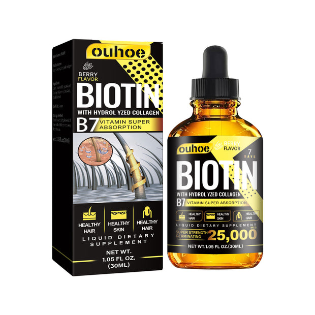 RESEARCH Liquid Biotin & Collagen Hair Growth Drops