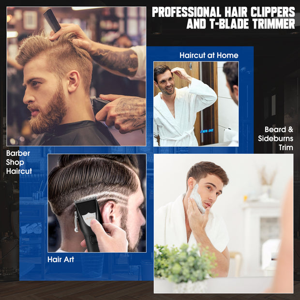 Hair Clippers For Men, Professional Cordless